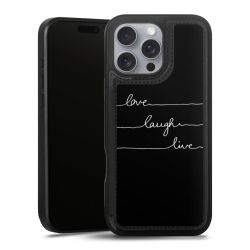 Snap Wallet Case schwarz