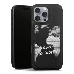 Snap Wallet Case schwarz