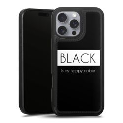 Snap Wallet Case schwarz