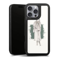 Snap Wallet Case schwarz