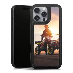 Snap Wallet Case schwarz