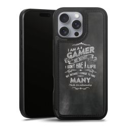 Snap Wallet Case schwarz