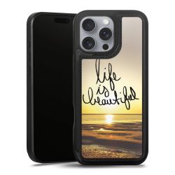 Snap Wallet Case schwarz