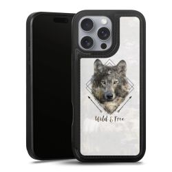 Snap Wallet Case schwarz