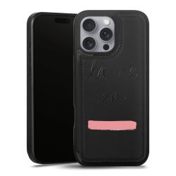 Snap Wallet Case schwarz