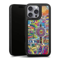 Snap Wallet Case schwarz