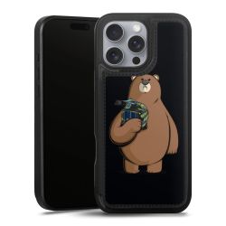 Snap Wallet Case schwarz