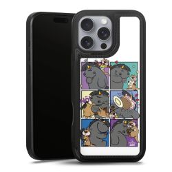 Snap Wallet Case schwarz