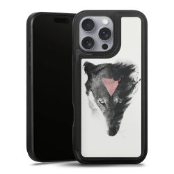 Snap Wallet Case schwarz