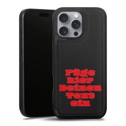 Snap Wallet Case schwarz