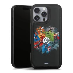 Snap Wallet Case schwarz