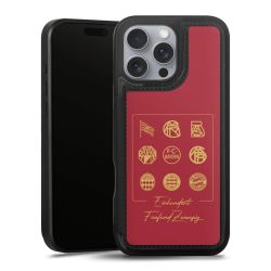 Snap Wallet Case schwarz