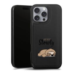 Snap Wallet Case schwarz