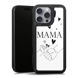 Snap Wallet Case schwarz