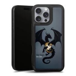 Snap Wallet Case schwarz