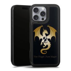 Snap Wallet Case schwarz