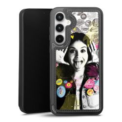 Snap Wallet Case schwarz