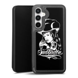 Snap Wallet Case schwarz