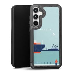 Snap Wallet Case schwarz