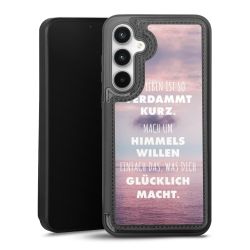 Snap Wallet Case schwarz