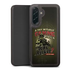 Snap Wallet Case schwarz