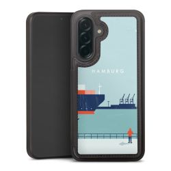 Snap Wallet Case schwarz