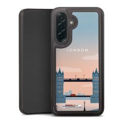 Snap Wallet Case schwarz