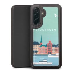 Snap Wallet Case schwarz