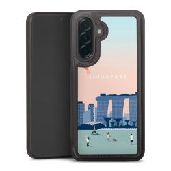 Snap Wallet Case schwarz