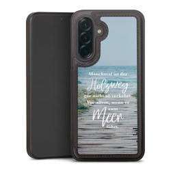 Snap Wallet Case schwarz