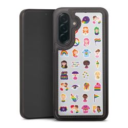 Snap Wallet Case schwarz