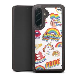 Snap Wallet Case schwarz