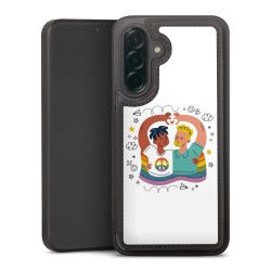 Snap Wallet Case schwarz