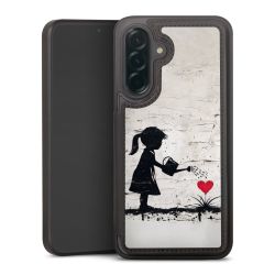 Snap Wallet Case schwarz