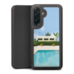 Snap Wallet Case schwarz