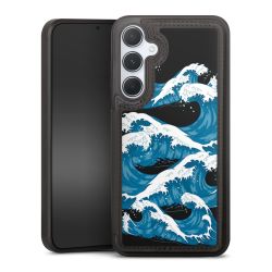 Snap Wallet Case schwarz