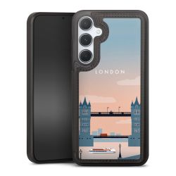 Snap Wallet Case schwarz