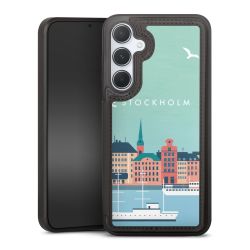 Snap Wallet Case schwarz