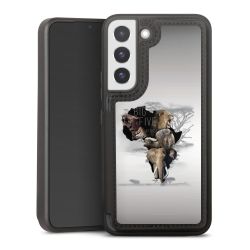 Snap Wallet Case schwarz