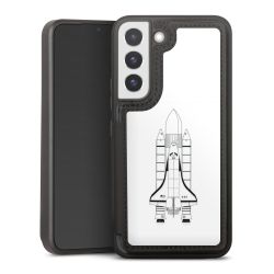 Snap Wallet Case schwarz