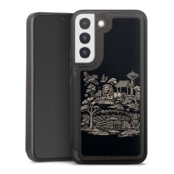 Snap Wallet Case schwarz