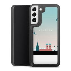 Snap Wallet Case schwarz