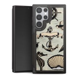 Snap Wallet Case schwarz