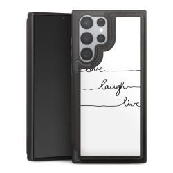 Snap Wallet Case schwarz