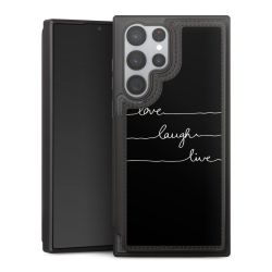 Snap Wallet Case schwarz