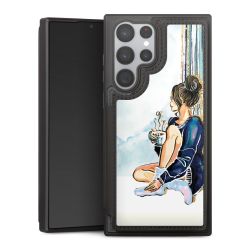 Snap Wallet Case schwarz