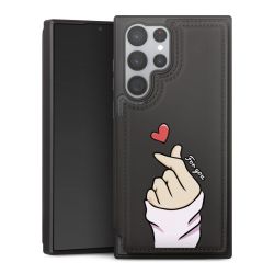 Snap Wallet Case schwarz