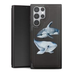 Snap Wallet Case schwarz