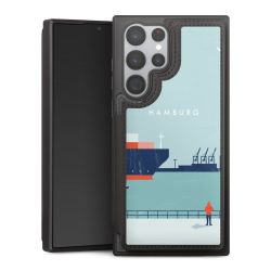 Snap Wallet Case schwarz