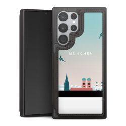 Snap Wallet Case schwarz